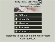 Tablet Screenshot of lovelandtaxprep.com